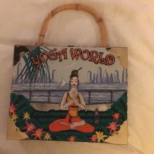 “Yoga World” cigar box purse
